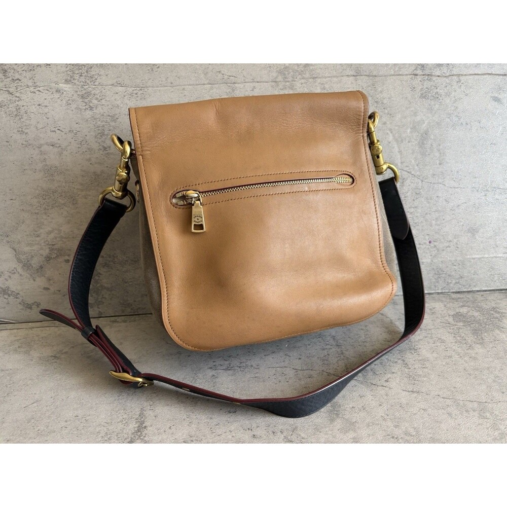 Coach X Rodarte C22752 Courier Bag Colorblock Leather Saddle bag Limited Edition